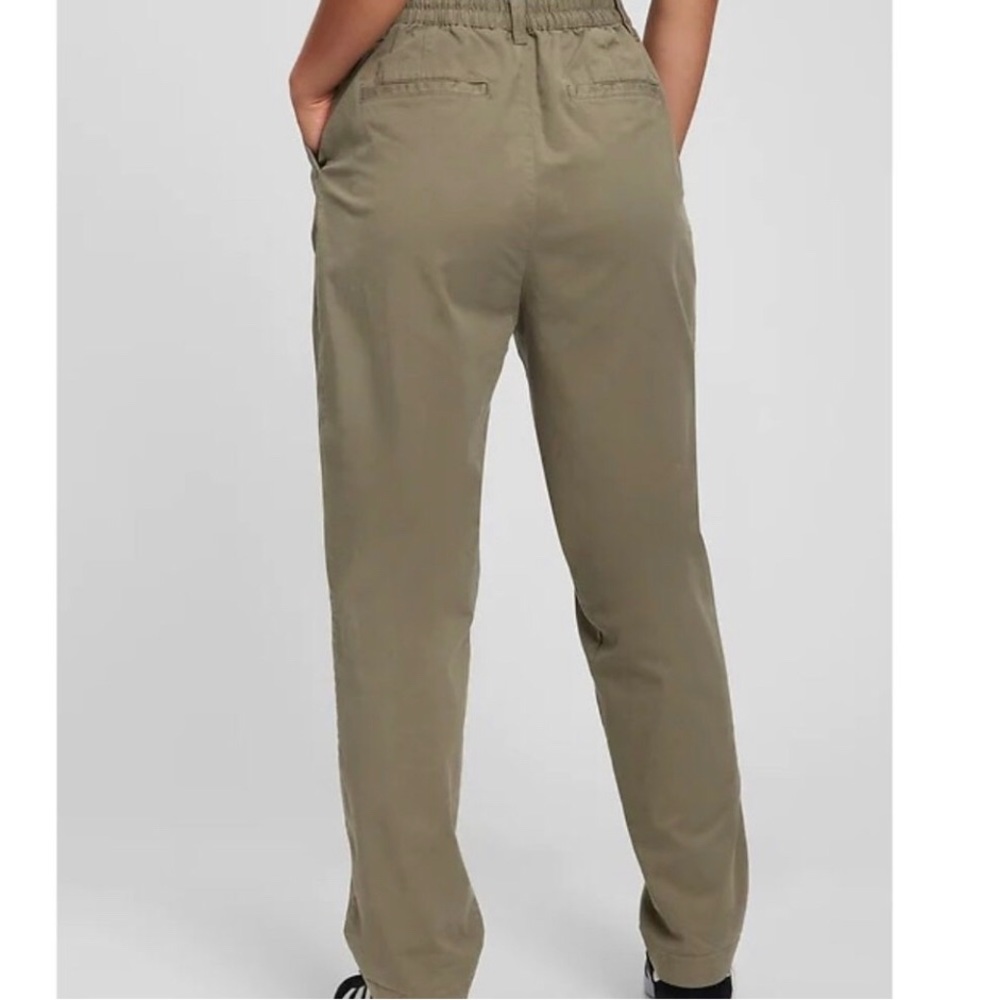 NWT! GAP Women's Black High Rise Pleated Khaki with Washwell - Multiple Sizes - Picture 6 of 7